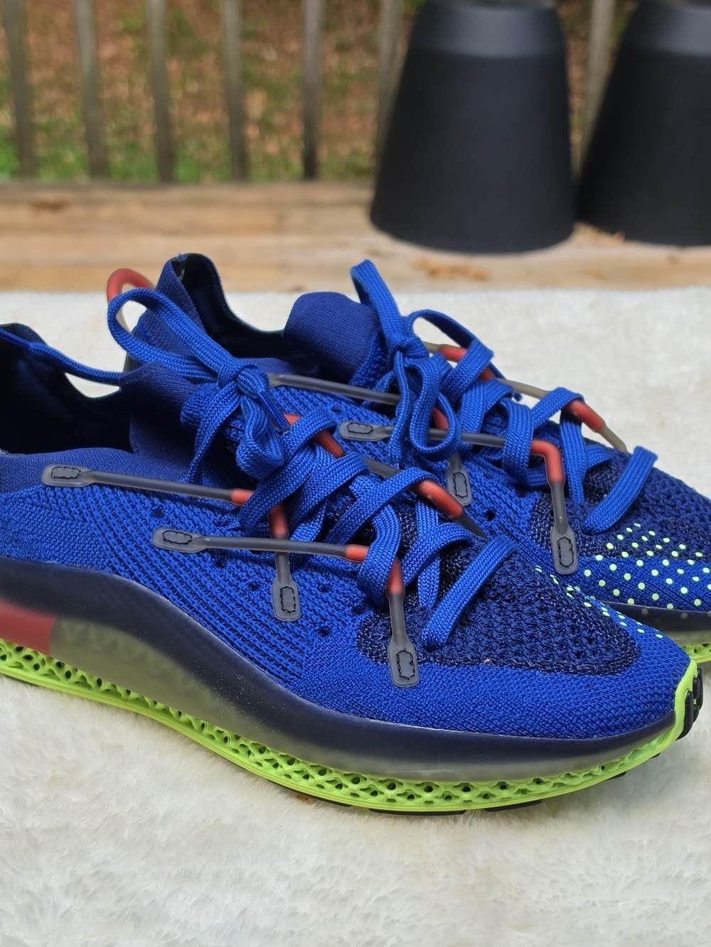 Adidas 4DFWD Running Shoes Blue Green Men's Size 7.5 Athletic Sneakers H04509
